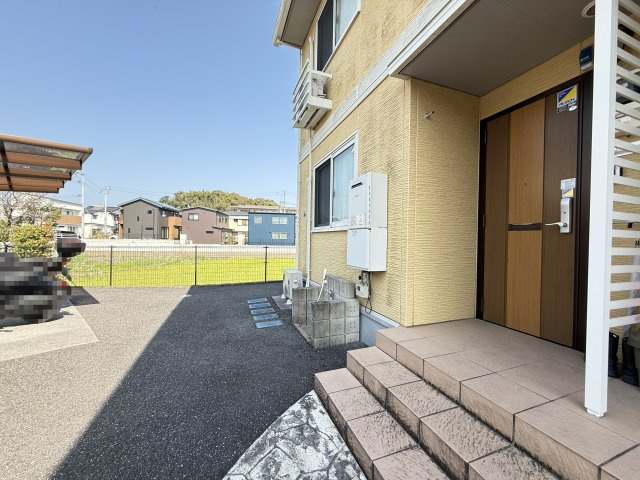 シャンボール A棟のエントランス