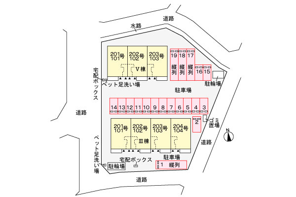 紫陽花・Ⅲの駐車場|駐車場