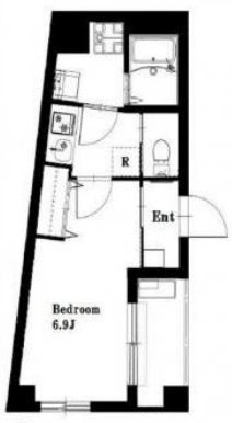 b'CASA Yokohamaの間取り