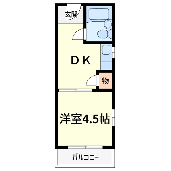 【間取り】 | フロンティアハイツFUJIWARA
