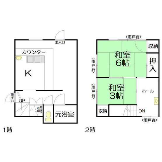 【間取り】 | 桃浜町テナント