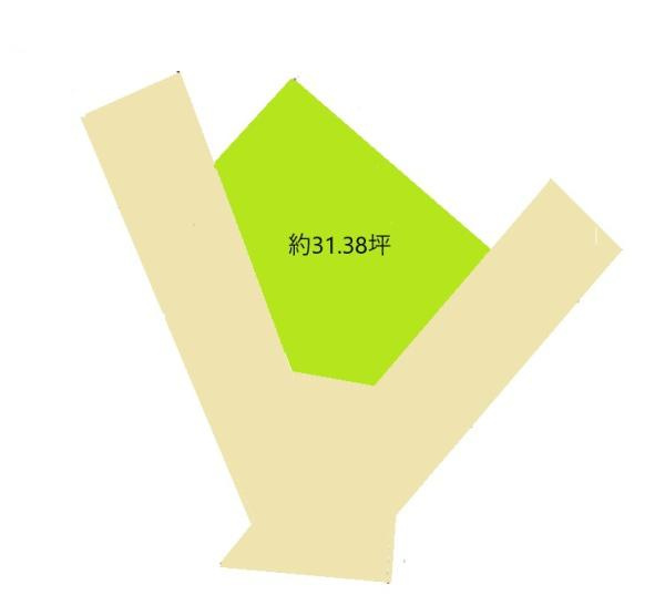 和歌山市栄谷　土地の土地図