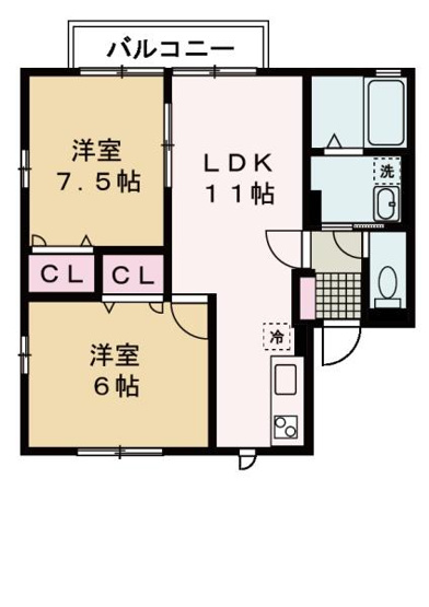 【間取り】 | アルコラカーサ福崎