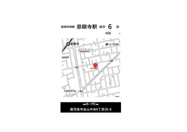 【地図】 | 【4期】谷山中央6丁目（1号棟）