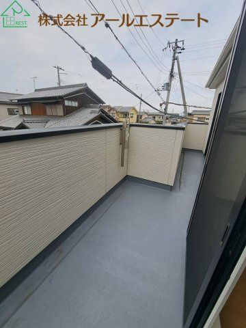 加古川市野口町野口　　中古戸建のバルコニー|2025年3月撮影
