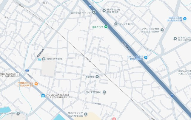 加古川市野口町野口　　中古戸建の地図