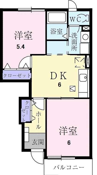 コートヤードⅤの間取り