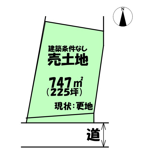 売土地　吉井町岩崎の前面道路含む現地写真|前面道路含む現地写真です