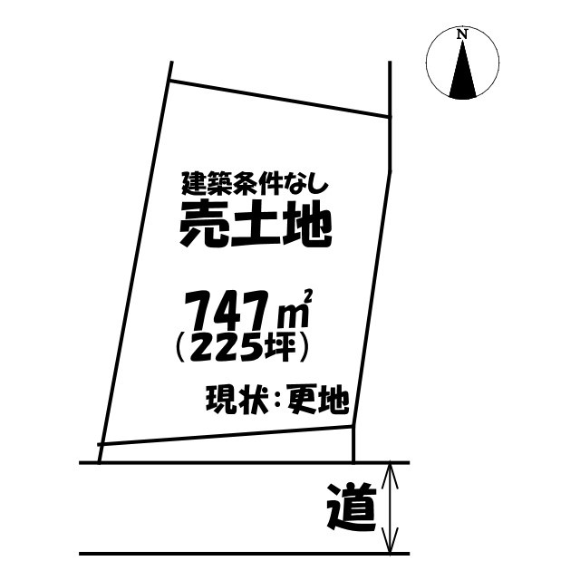 売土地　吉井町岩崎の土地図