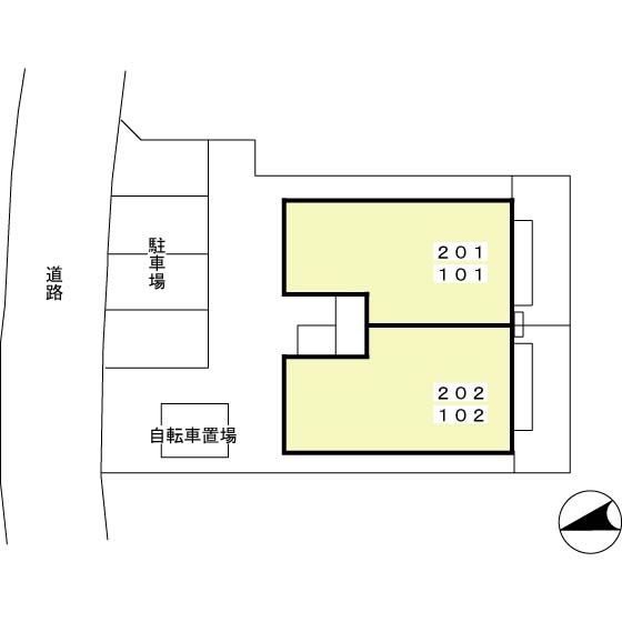 セレッソの区画図