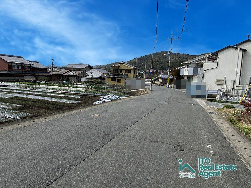 上賀茂前田町 土地の前面道路含む現地写真