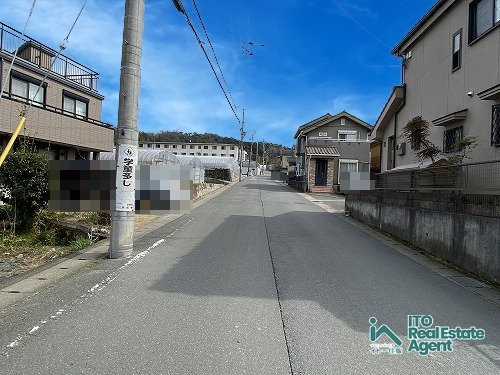 上賀茂前田町 土地の前面道路含む現地写真