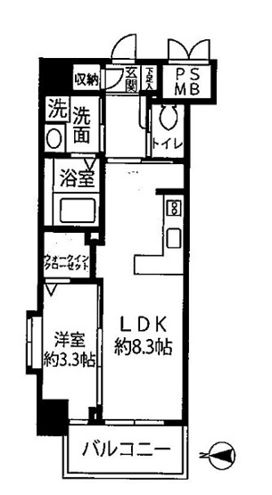 【間取り】 | ネストピア博多シティ