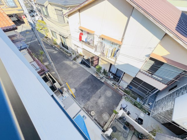市川市南八幡５丁目新築戸建【平田小学校：9分】の展望|バルコニーより道路側眺望
