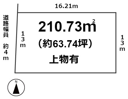 上賀茂前田町 土地の土地図