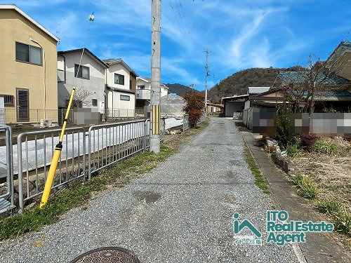 上賀茂前田町 土地の前面道路含む現地写真