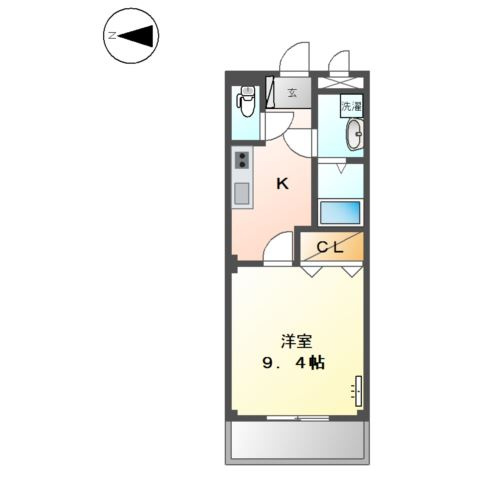 エスポワール壱番館の間取り