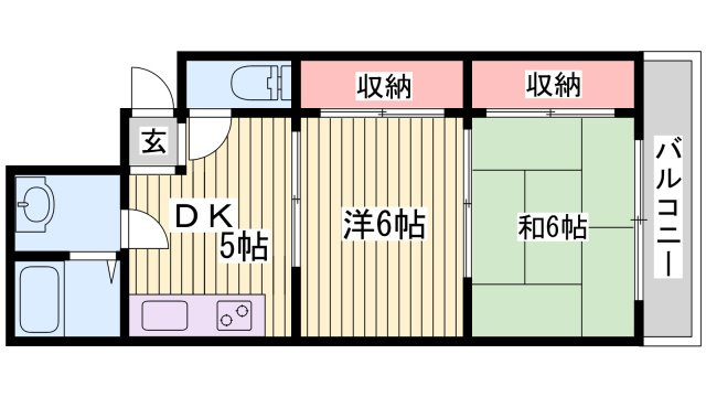 インタービレッジ千代田町の間取り