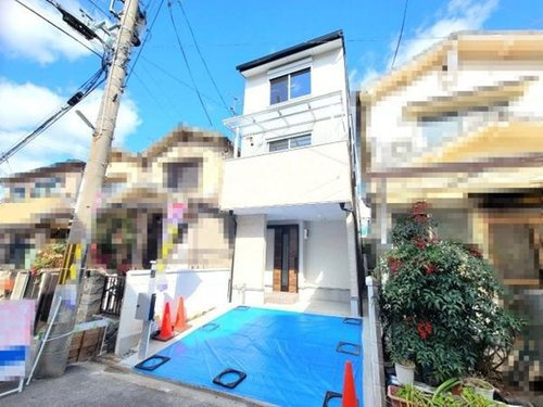 深草墨染町の前面道路含む現地写真