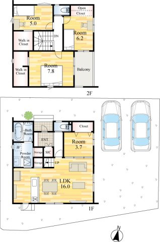 【間取り】の画像