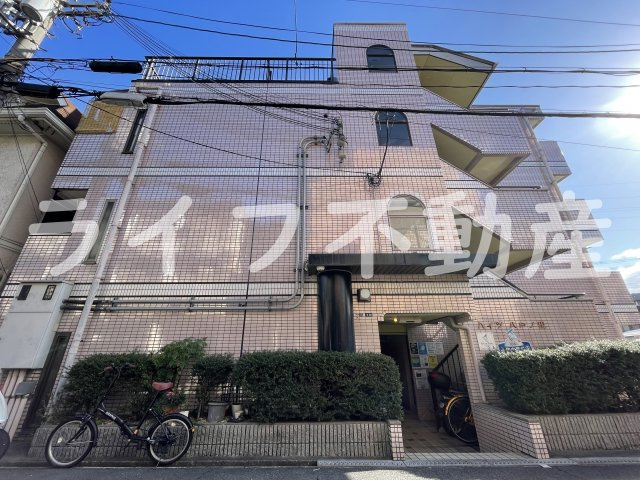 ハイツ八戸ノ里の外観|きれいな外観です