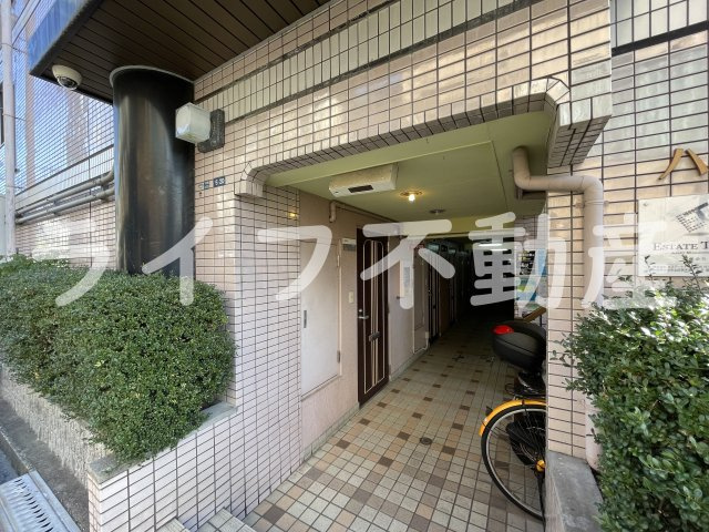 ハイツ八戸ノ里のエントランス|ゆとりのあるエントランスです