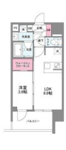 シーズンフラッツ中崎の間取り