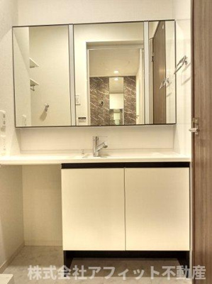 【洗面所】 | D-ROOM桜馬場 | 洗髪洗面化粧台