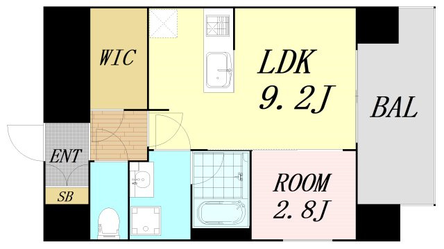 エル・セレーノ新大阪北　仲介手数料無料の間取り