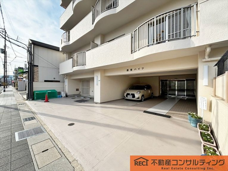 西宮ハイツの駐車場