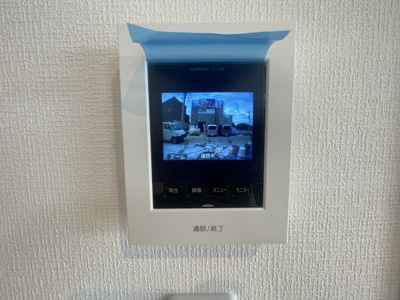 【セキュリティ】 | 沖縄市美里6丁目（全9棟）11・12号棟 | 11号棟　TVモニター付きインターフォン♪