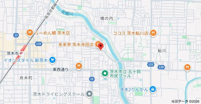 西村借家の地図