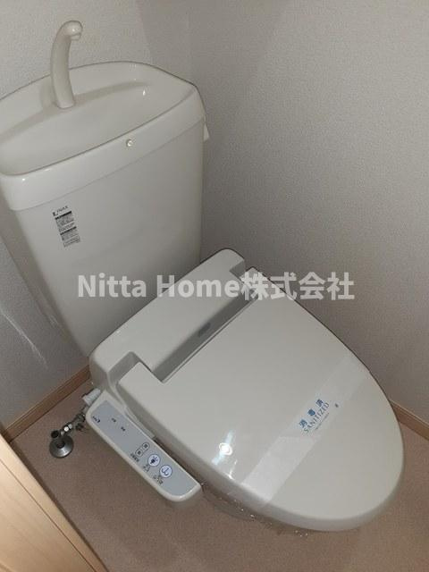 グラースグリー　Aのトイレ|温水洗浄付きのトイレです(*^^*)