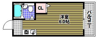 ユニコーン82’西野の間取り