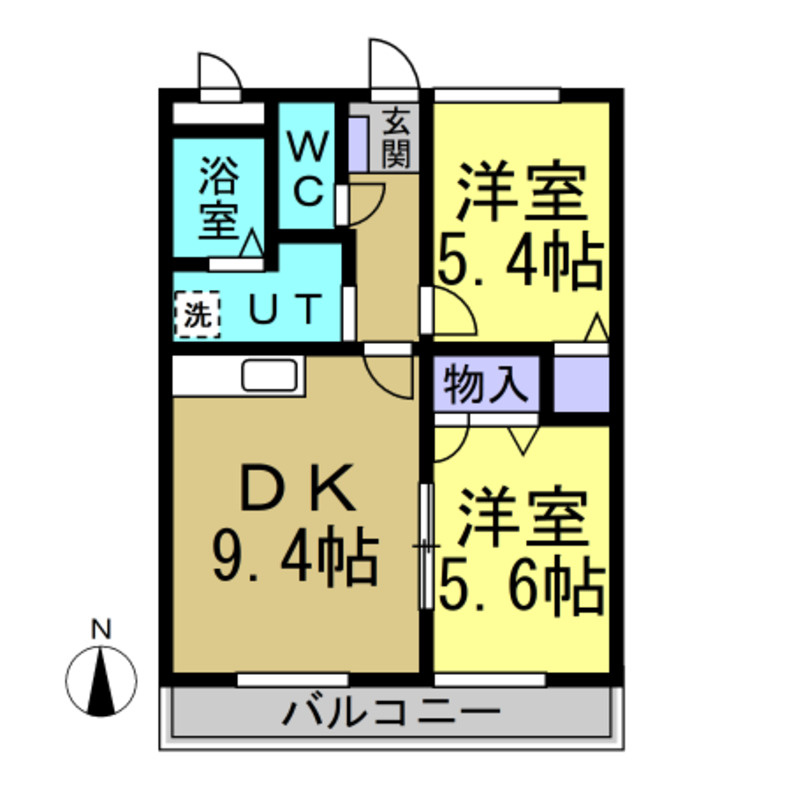 ボヌール東水代の間取り