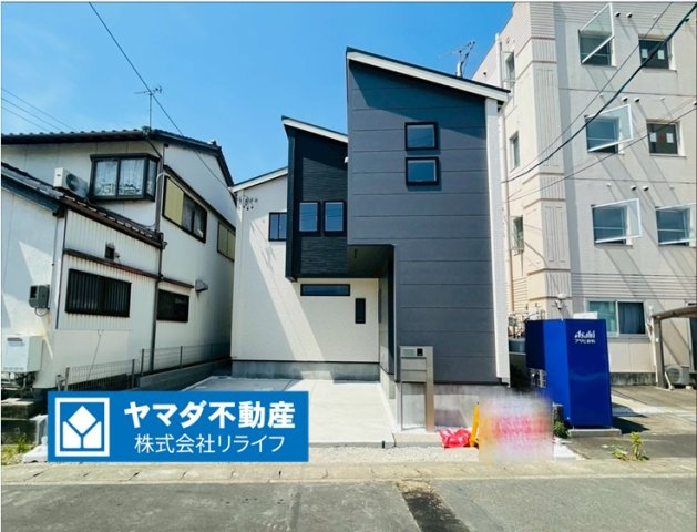 【商談中】ブルーミングガーデン　江南市上奈良町錦　全1区画分譲の外観|■1号棟
■YAMADA電機の　ヤマダ不動産　株式会社リライフ　一宮店■
【長期優良住宅認定】仕様のおうち！
東栄住宅の家は、全棟「耐震等級３級」「設計・住宅性能評価書取得」で信頼の高い住宅です。