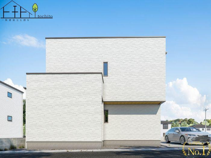 新築一戸建て　岡山市中区平井(第8)【仲介手数料無料】の外観パース