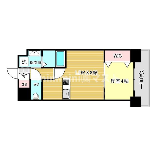 Cherry Blossom 五条通の間取り