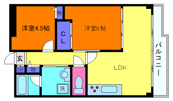 プリメーラリヨンの間取り
