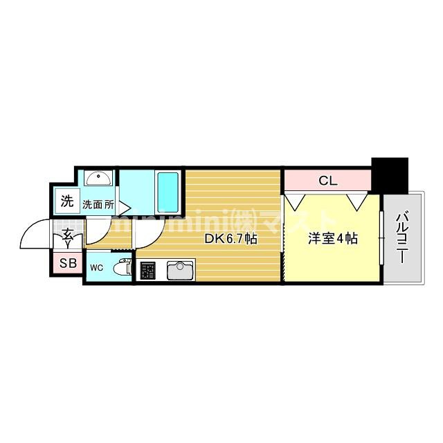 Cherry Blossom 五条通の間取り