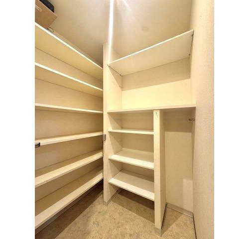 ルネヒューマンズガーデンパラディオB棟の収納