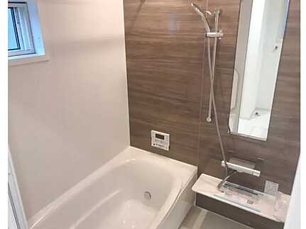 広島市安佐南区緑井７丁目　新築一戸建て(全3棟)の浴室