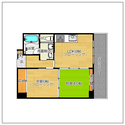 【間取り】 | オーベル平尾