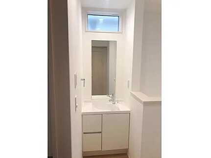 広島市安佐南区緑井７丁目　新築一戸建て(全3棟)の独立洗面台