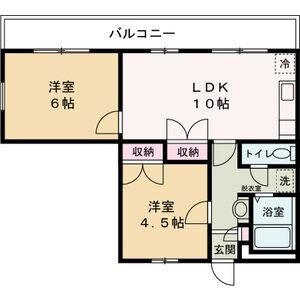 ダイコーポ西藤江の間取り