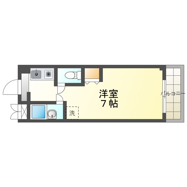  サニーパレス白川台の間取り