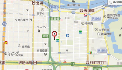 【地図】 | サムティ本町橋ⅡＭＥＤＩＵＳ