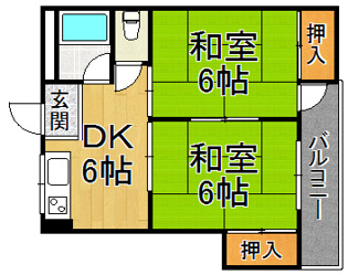 エス・テラス伊丹の間取り