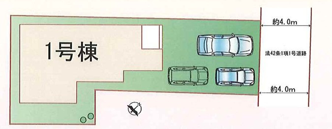 新築／富士見市上沢2丁目の区画図