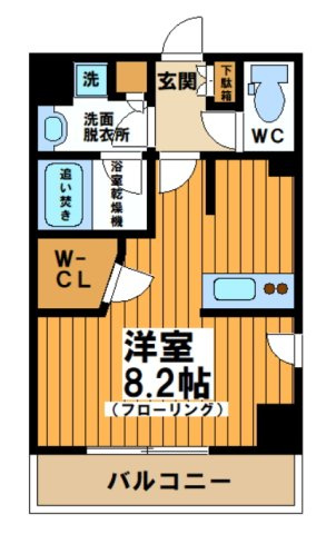 【間取り】 | ザパークハビオ明大前